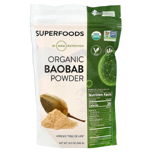 <img alt="MRM Nutrition, Organic Baobab Powder, 8.5 oz (240 g)" title="MRM Nutrition, Organic Baobab Powder, 8.5 oz (240 g),609492800046"