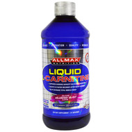 ALLMAX Nutrition, L-Carnitine Liquid + Vitamin B5, Wildberry Blast Flavor, 16 oz (473 ml)