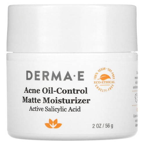<img alt="DERMA E, Acne Oil-Control Matte Moisturizer, 2 oz (56 g)" title="DERMA E, Acne Oil-Control Matte Moisturizer, 2 oz (56 g),030985039009"
