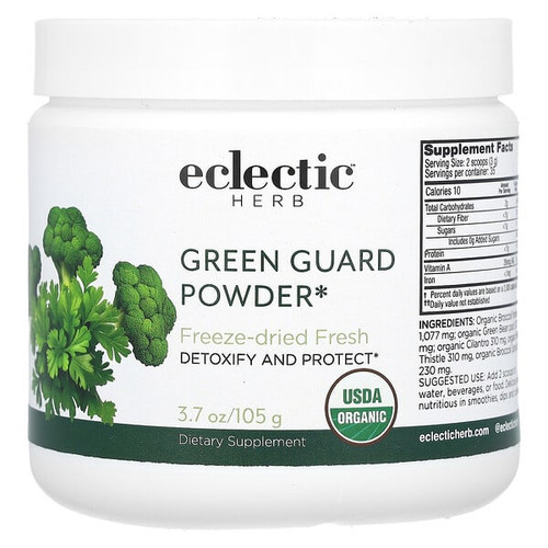 <img alt="Eclectic Herb, Green Guard Powder, 3.7 oz (105 g)" title="Eclectic Herb, Green Guard Powder, 3.7 oz (105 g),023363371204"