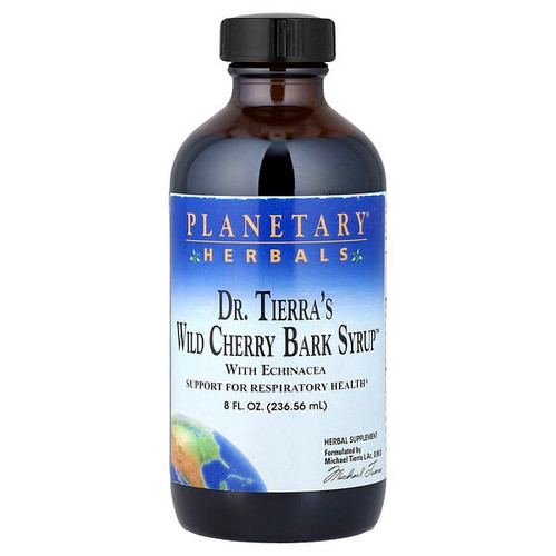 <img alt="Planetary Herbals, Dr. Tierras Wild Cherry Bark Syrup, 8 fl oz (236.56 ml)" title="Planetary Herbals, Dr. Tierras Wild Cherry Bark Syrup, 8 fl oz (236.56 ml),021078100980"