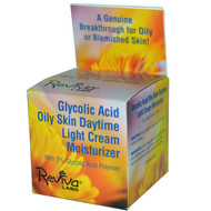 Reviva Labs, Glycolic Acid Oily Skin Daytime Light Cream Moisturizer, 1.5 oz (42 g)