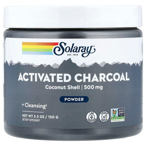 <img alt="Solaray, Activated Charcoal Powder, 5.3 oz (150 g)" title="Solaray, Activated Charcoal Powder, 5.3 oz (150 g),076280426083"