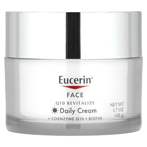 <img alt="Eucerin, Face, Q10 Revitalize Daily Cream, Fragrance Free, 1.7 oz (48 g)" title="Eucerin, Face, Q10 Revitalize Daily Cream, Fragrance Free, 1.7 oz (48 g),072140634131"