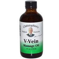 Christophers Original Formulas, V-Vein Massage Oil, 4 fl oz (118 ml)