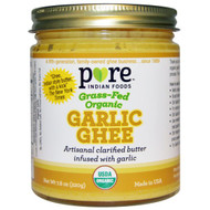 Pure Indian Foods, Organic Garlic Ghee, 7.8 oz (220 g)