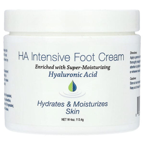 <img alt="Hyalogic, HA Intensive Foot Cream, 4 oz (113.4 g)" title="Hyalogic, HA Intensive Foot Cream, 4 oz (113.4 g),858259000636"