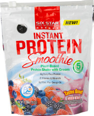Six Star, Instant Protein Smoothie, Mixed Berry, 0.78 lbs (352 g)