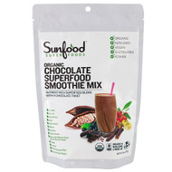 Sunfood, Organic Chocolate Superfood Smoothie Mix, 8 oz (227 g)