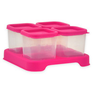 Green Sprouts Fresh Baby Food Glass Cubes 4 oz Pink -- 4 Pack