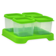 Green Sprouts Fresh Baby Food Glass Cubes 4 oz Green -- 4 Pack