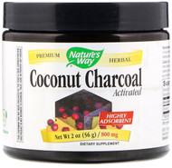 Natures Way Coconut Charcoal Activated -- 800 mg - 2 oz