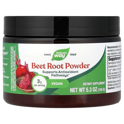 <img alt="Natures Way, Beet Root Powder, 5.3 oz (150 g)" title="Natures Way, Beet Root Powder, 5.3 oz (150 g),033674121276"