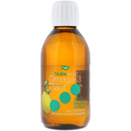 Ascenta, NutraVege, Omega-3 Plant, Zesty Lemon Flavored, 500 mg, 6.8 fl oz (200 ml)