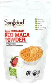 SunFood Raw Organic Red Maca Powder - 4 oz