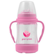 Green Sprouts Baby Glass Sip & Straw 4 oz Light Pink -- 1 Cup