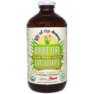 Lily of the Desert, Organic, Aloe Vera Juice, Whole Leaf Concentrate, 32 fl oz (946 ml)