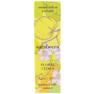 Sarabecca, Natural Roll-On Perfume, Floral Citrus , .25 oz (7.5 ml)