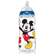 NUK, Disney Baby, Orthodontic Bottles, Medium, Blue, 0+ Months, 3 Bottles, 10 oz (300 ml) Each