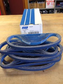 Norton 78072728566  1/2"X24" 80-Grit, R823P Blue Fire Belts, Box Of 50, New