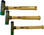 Lixie 3-Piece Dead Blow Hammer Set