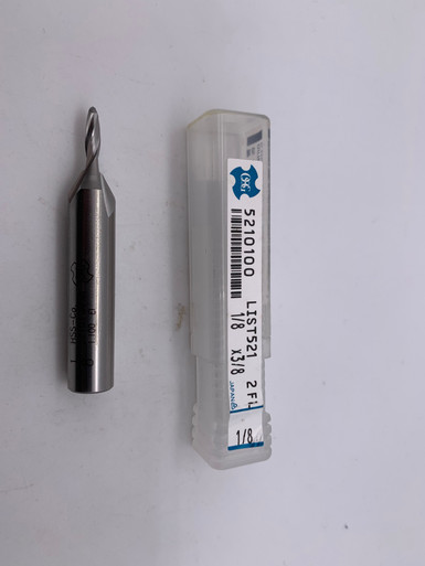 OSG 5210100  1/8" 2-Flute, Single End Cobalt Ball Endmill