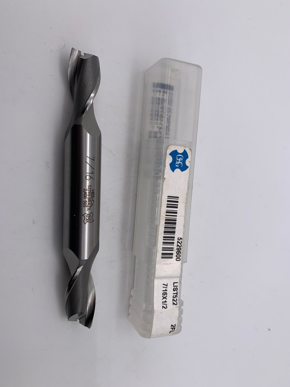 PART NO OSG5227600 25/32 Double-End Square-End Cobalt HSS End Mill OSG 5227600 Series 522 Bright Finish 2-Flute PART NO OSG5227600 25/32 Double-End Square-End Cobalt HSS End Mill OSG 5227600 Series 522 Bright Finish 2-Flute