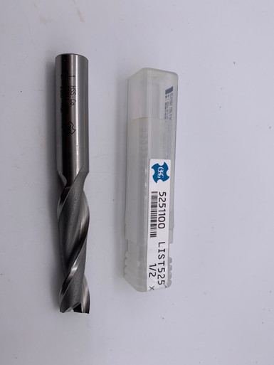 OSG 5251100  1/2" 2-Flute, Long, Single End, Cobalt Endmill