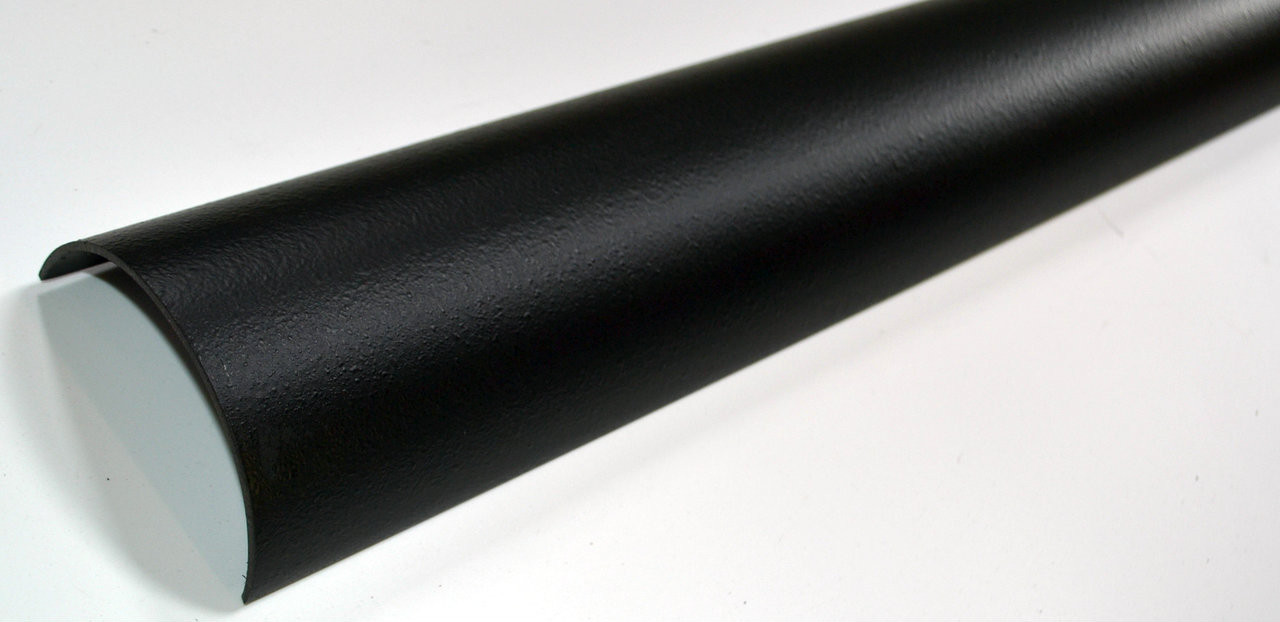Cast Iron Effect Gutter Black 112mm Half Round