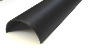 Cast Iron Effect Gutter Deep Flow 115mm - 4m length Black