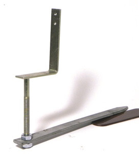 Rise and fall Extension arm for the Ogee Gutter profile 