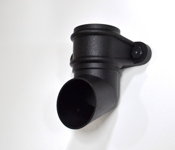Black Cast Iron Effect 68mm Round Downpipe 2.4m The Cast Iron Effect Company