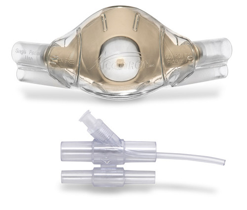 ClearView™ Nasal Mask and Capnography Bundle - Large Adult Unscented Grey
