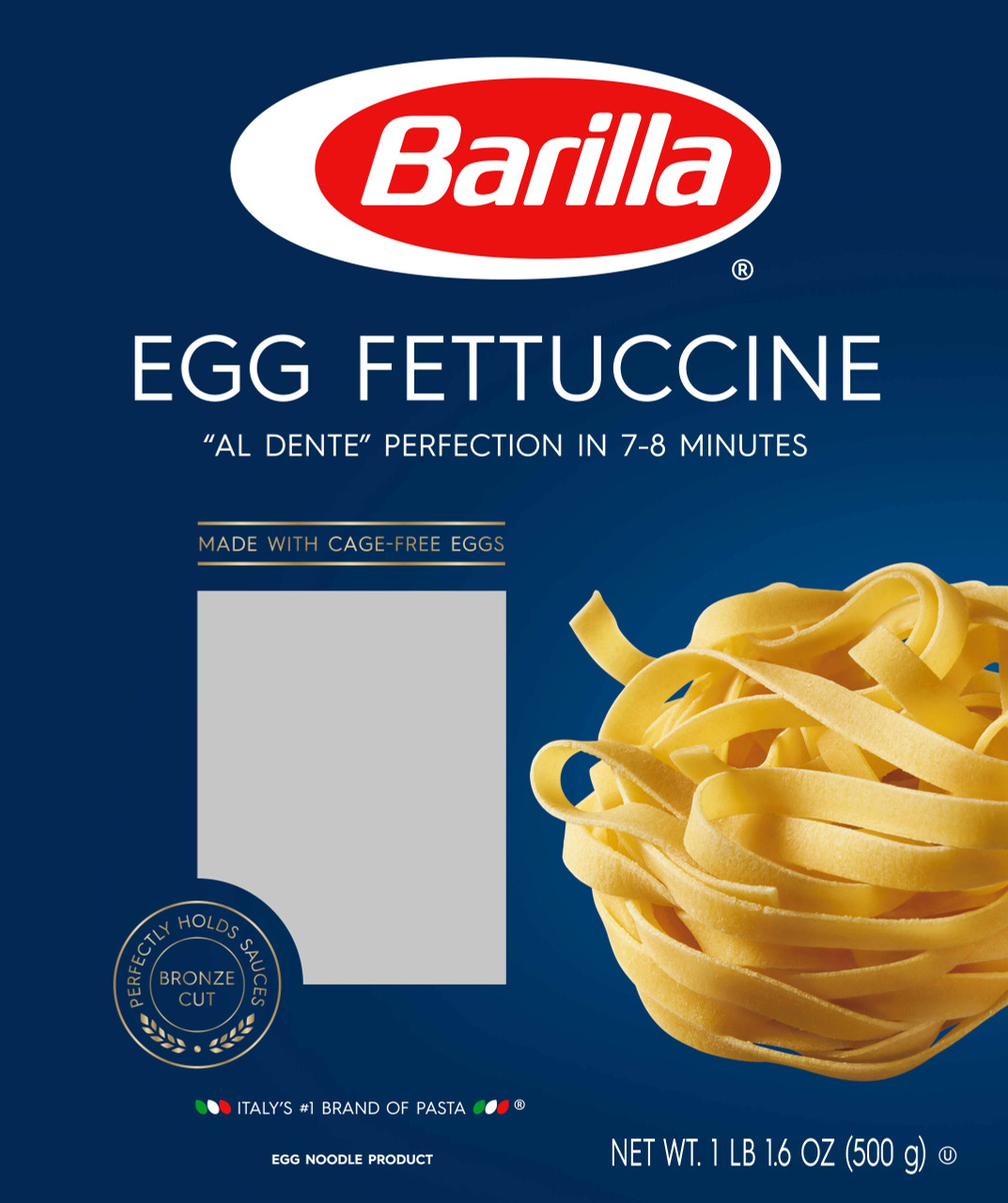 Barilla 1000015772 Fettuccine Egg 500Gx12 USA Free Shipping Buy It By