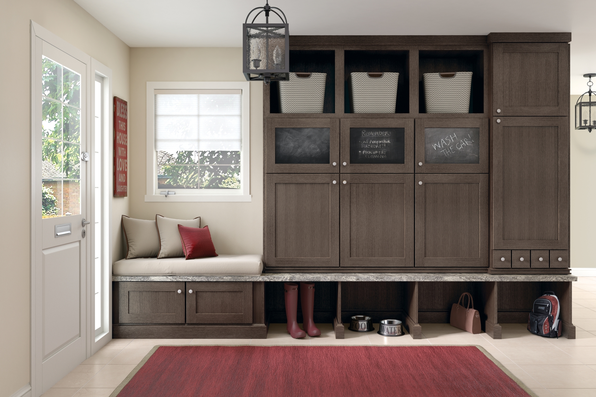 Cardell Mudroom Cabinets Palmer Oak In Baltic