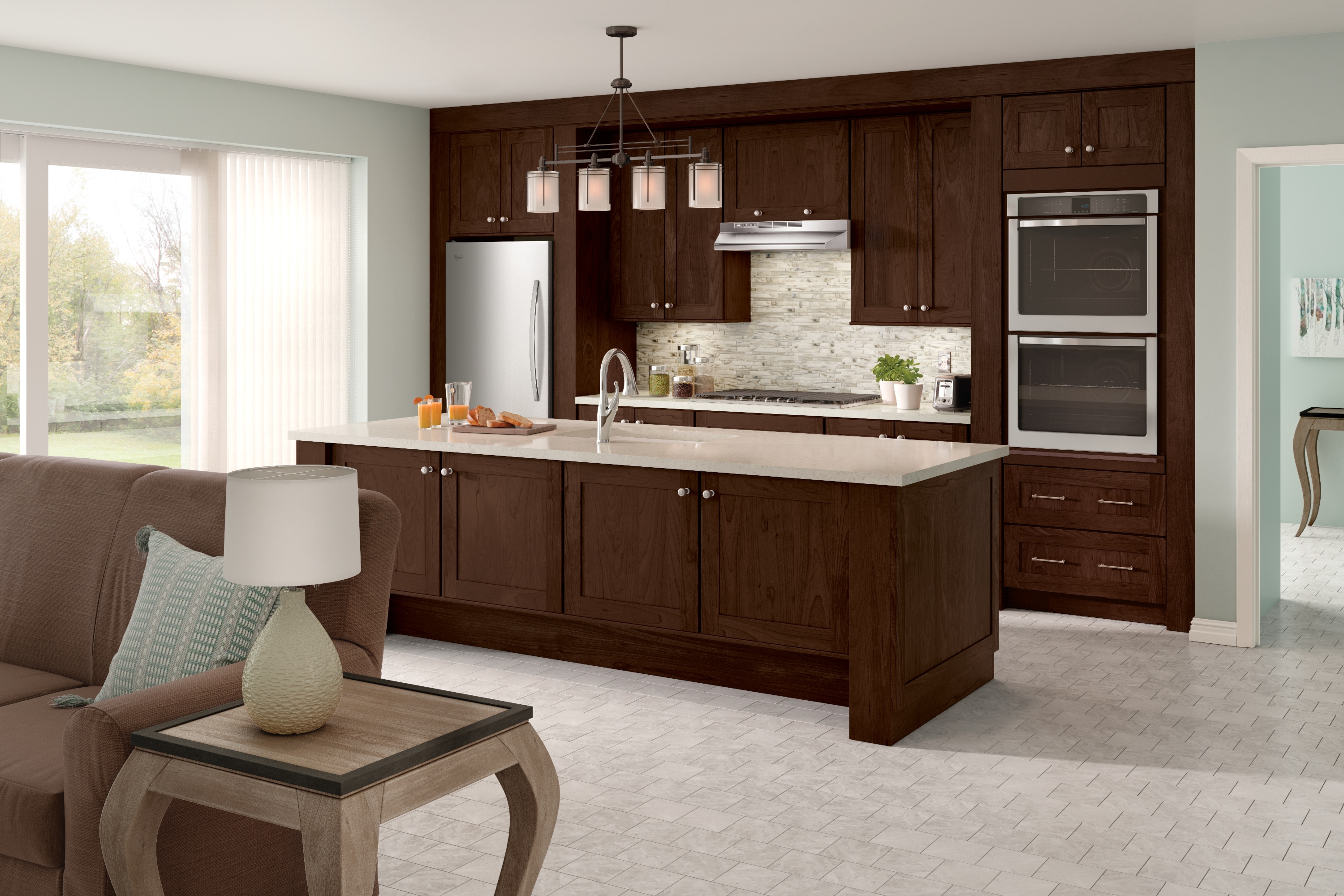 Kitchen Cabinets Timblin Maple Peppercorn Cardell Cabinetry