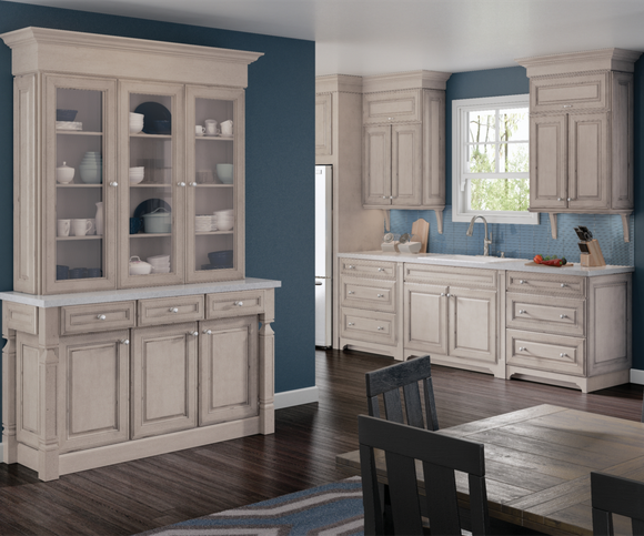 Cardell Kitchen Cabinets - Jolina Maple in Aged Concrete