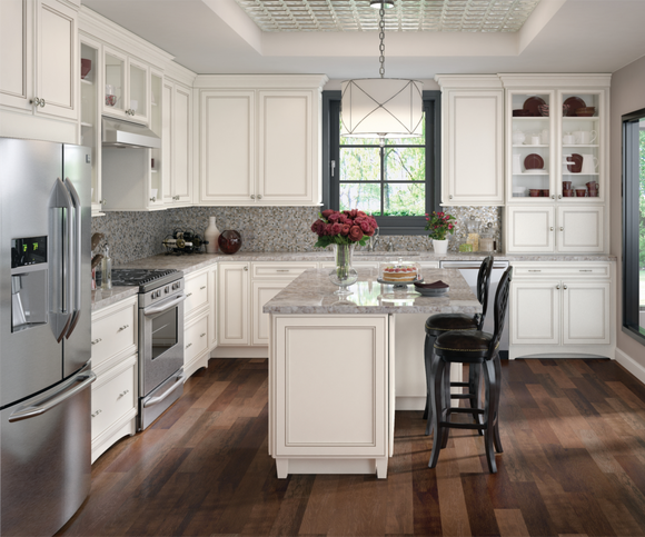 Cardell Kitchen Cabinets Hannaford Maple In Dove White