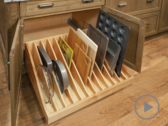Cardell Kitchen Cabinet Accessories - Drawer Organizer Kit Wide