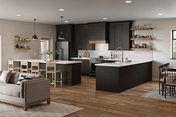 Dixon Maple Carbon and Rustic Alder Wicker