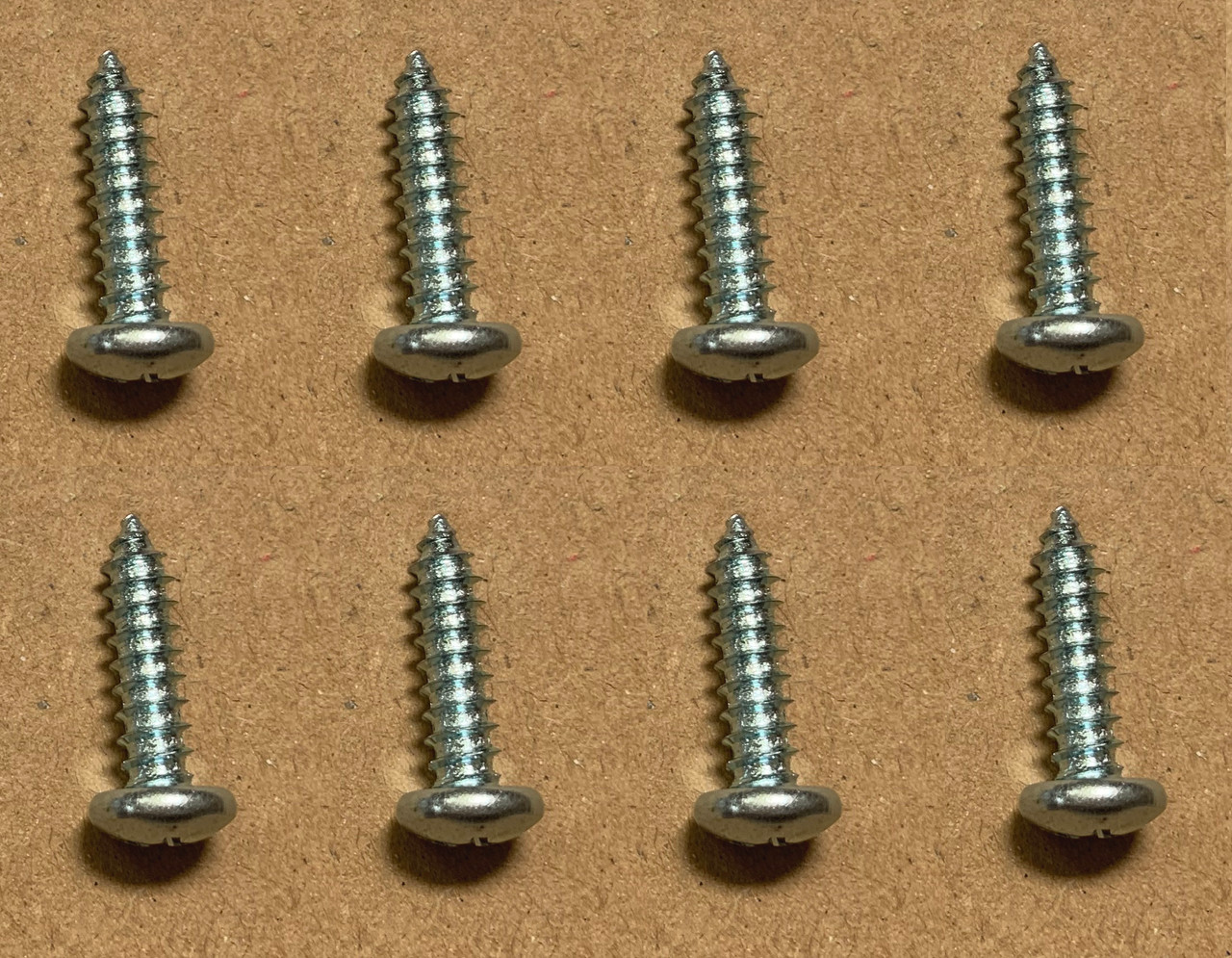 Aluminum Patio Plastic Door Frame Screws (New Style) Set of 8 Screws
