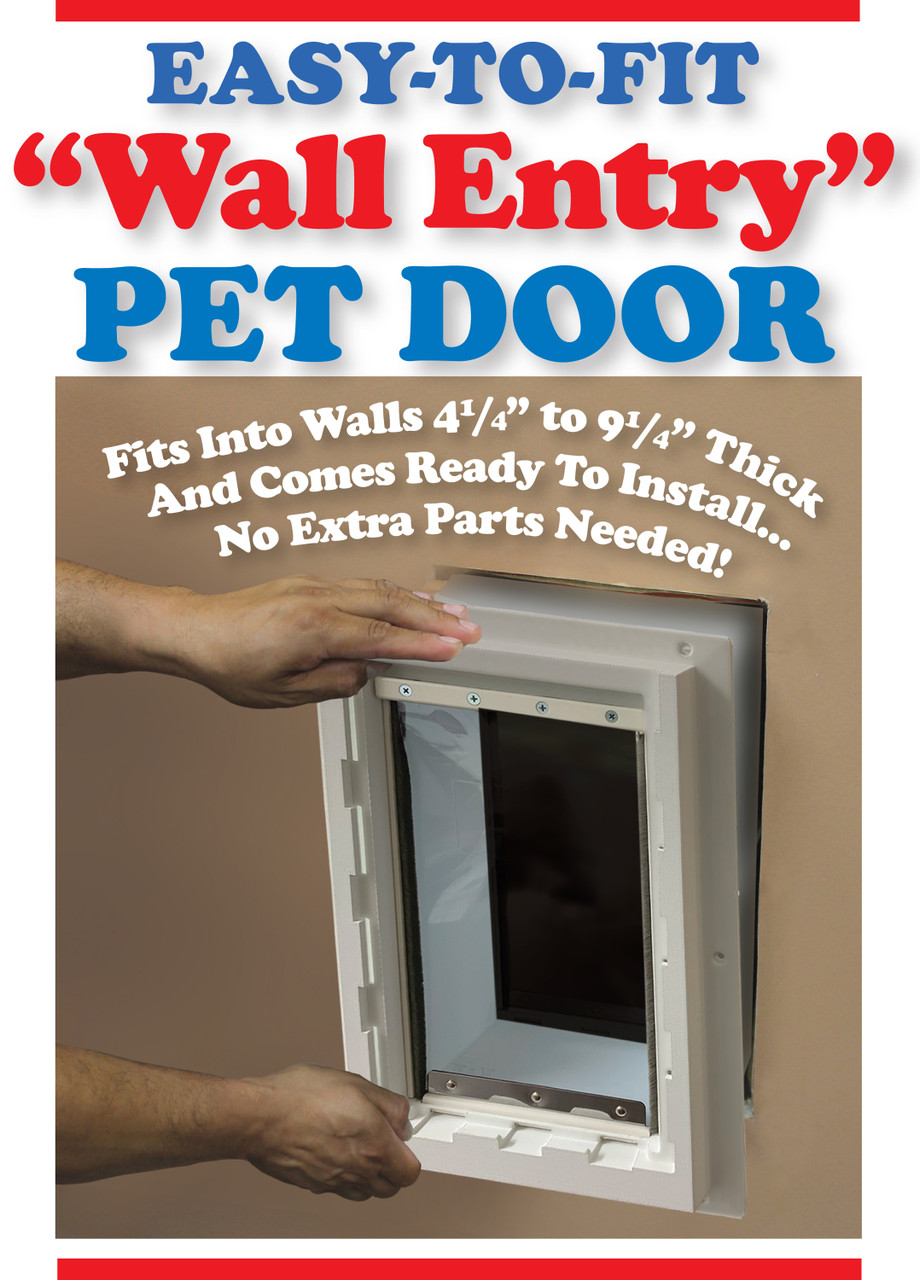 wall entry cat door