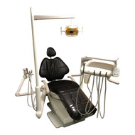 Adec Refurbished 500/511 Dental Chair (White) Package w/ Radius Delivery, Asst Arm, Radius Light