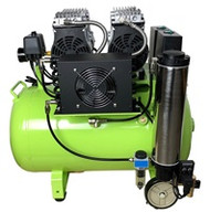 Arbe Dual-Head Ultra Clean Oil-less Compressor, SAC-040