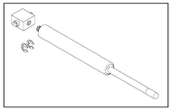 RPI Pelton & Crane Dental Light Gas Spring With Anchor (Ceiling or Track Mount) (OEM #014140), PCS601