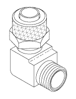 RPI Dental Vacuum Unit Elbow (1/4" Poly x 1/8" MPT), RPF885