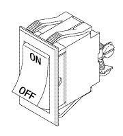 RPI Air Techniques Dental Vacuum Unit Power Switch (OEM #55993), VPS179