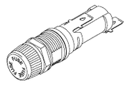 RPI Air Techniques Dental Vacuum Unit Fuse Holder (Main) (OEM #90219), RPH638