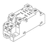 RPI Midmark Dental Vacuum Unit Relay Socket (OEM #015-2020-00), VPs163