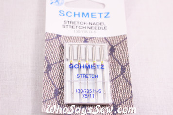 Schmetz Stretch Needles in Size 90/14. Ideal for Stretchy Fabrics